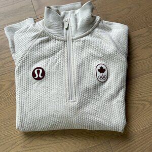 Lululemon x Team Canada Half-Zip Waffle Sweatshirt – Size  XS_S
